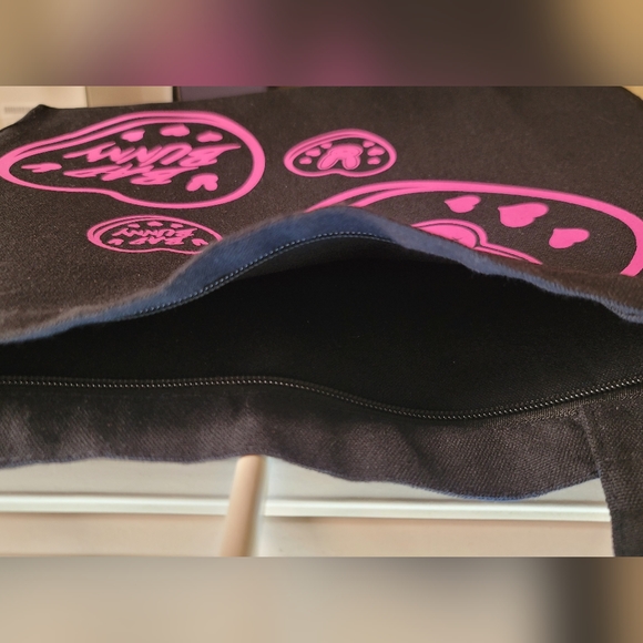 Canvas Zipper Tote Bag - Picture 4 of 5